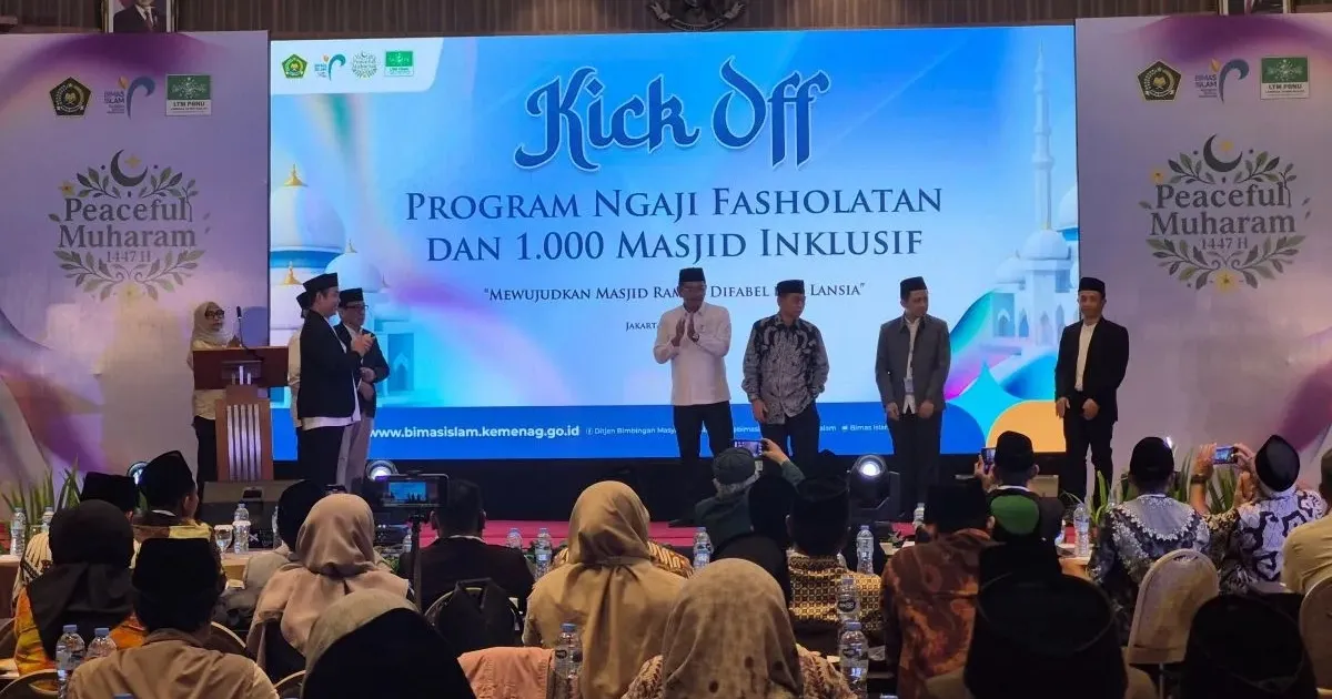 Kemenag Luncurkan Program 1.000 Masjid Ramah Lansia Dan Disabilitas